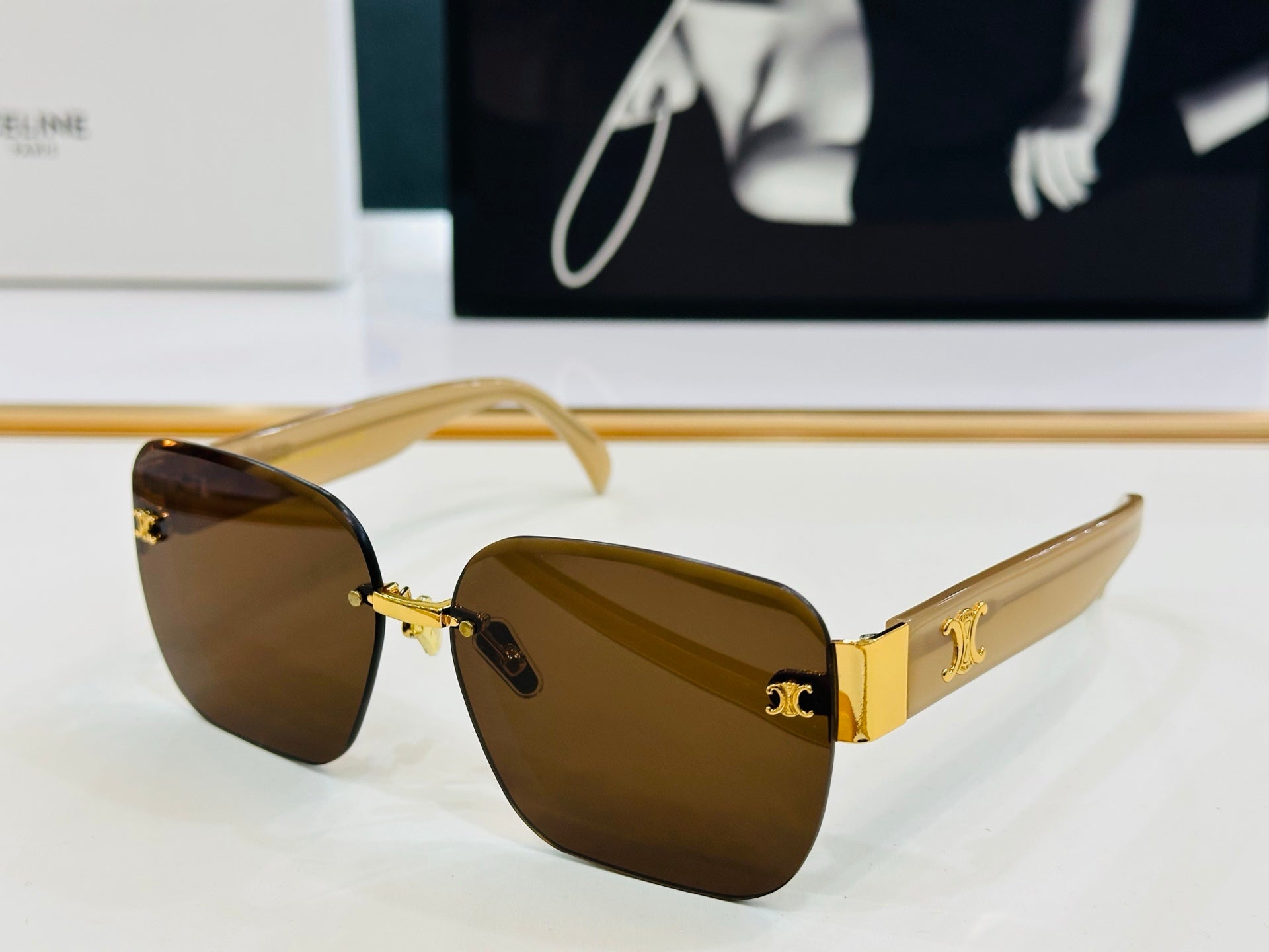 CELINE TRIOMPHE SUNGLASSES CL8031 IN ACETATE