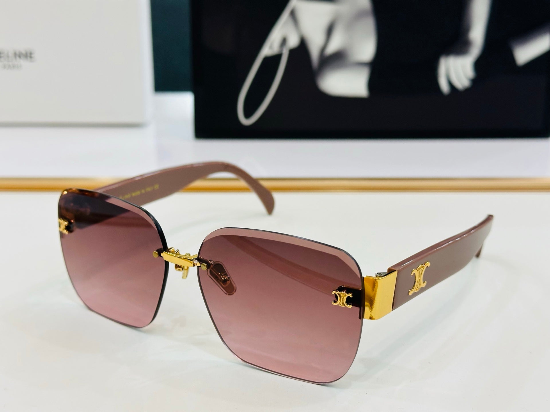 CELINE TRIOMPHE SUNGLASSES CL8031 IN ACETATE