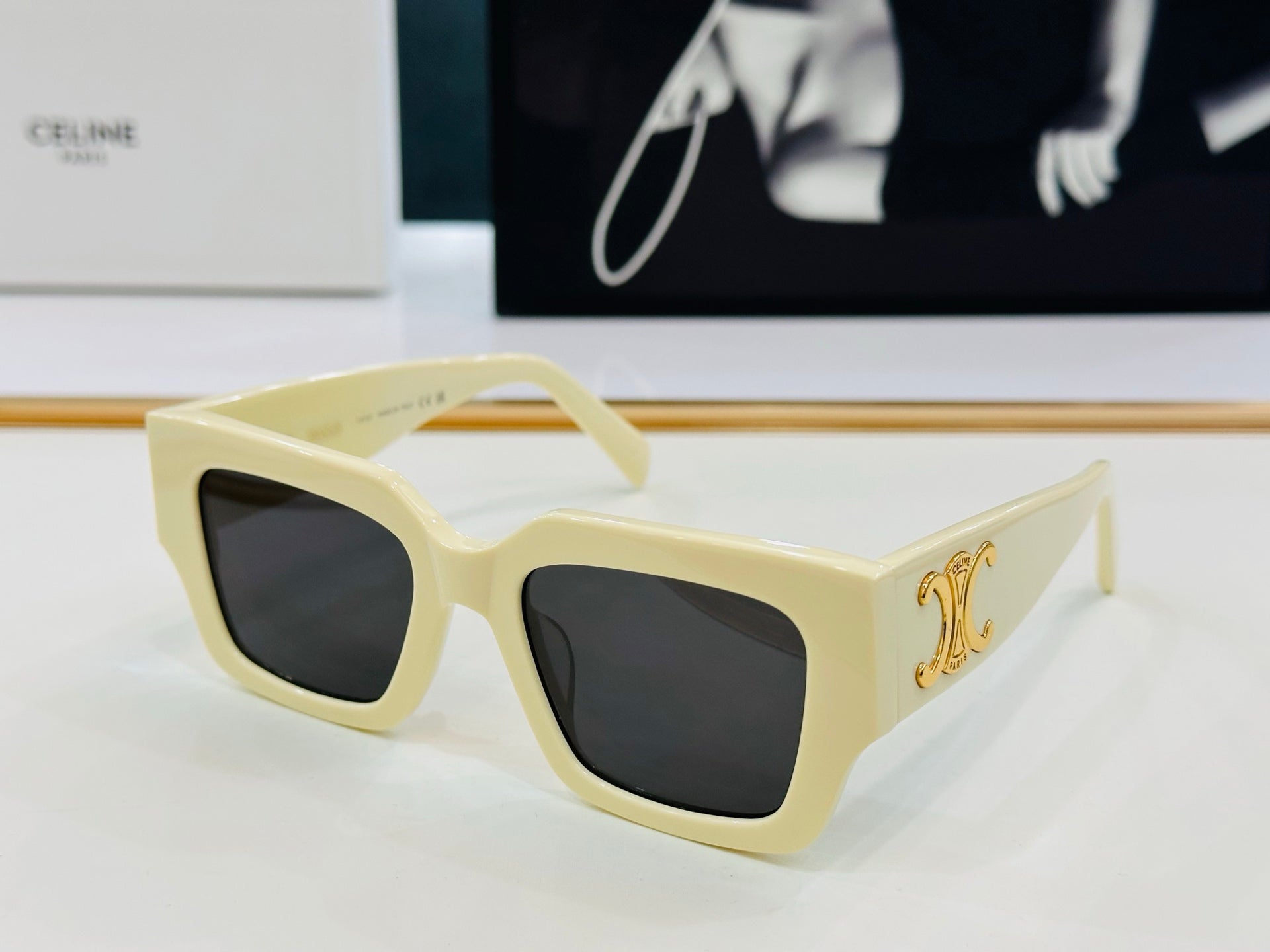 CELINE TRIOMPHE SUNGLASSES CL40499 IN ACETATE
