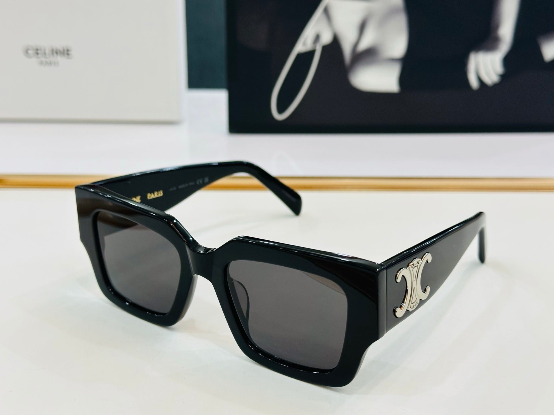 CELINE TRIOMPHE SUNGLASSES CL40499 IN ACETATE