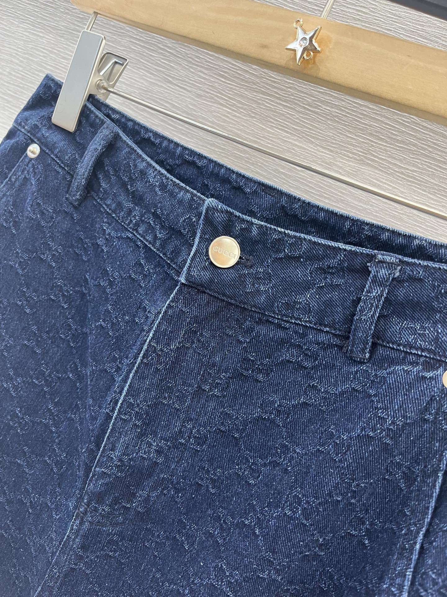 GUCCI CLASSIC JACQUARD GRADIENT JEANS