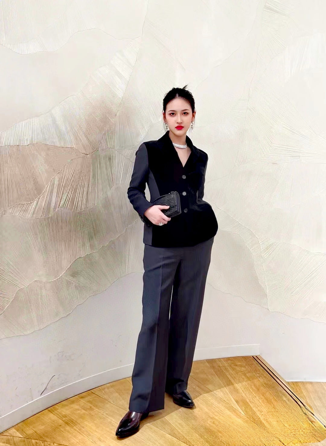 DIOR 25S VELVET BLAZER 677