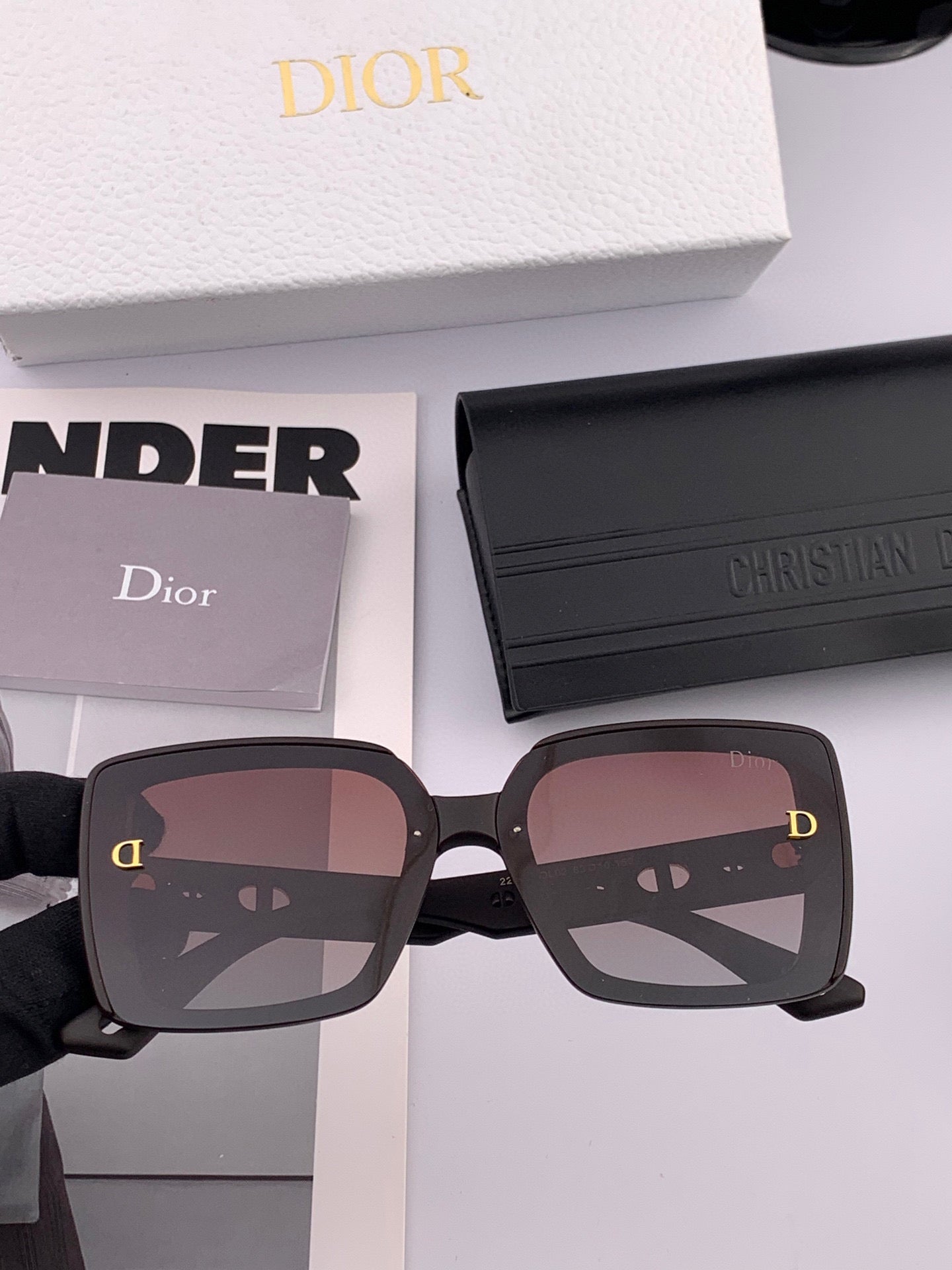 DIOR MONTAIGNE SUNGLASS CD1228 IN ACETATE EMBOSSED LOGO