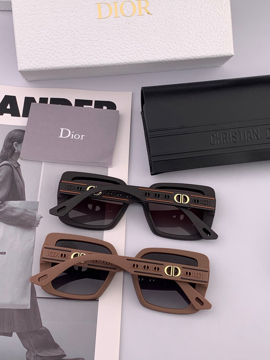DIOR MONTAIGNE SUNGLASS CD1228 IN ACETATE EMBOSSED LOGO