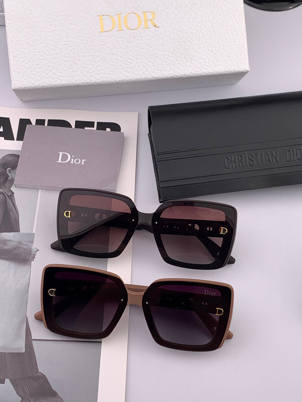 DIOR MONTAIGNE SUNGLASS CD1228 IN ACETATE EMBOSSED LOGO