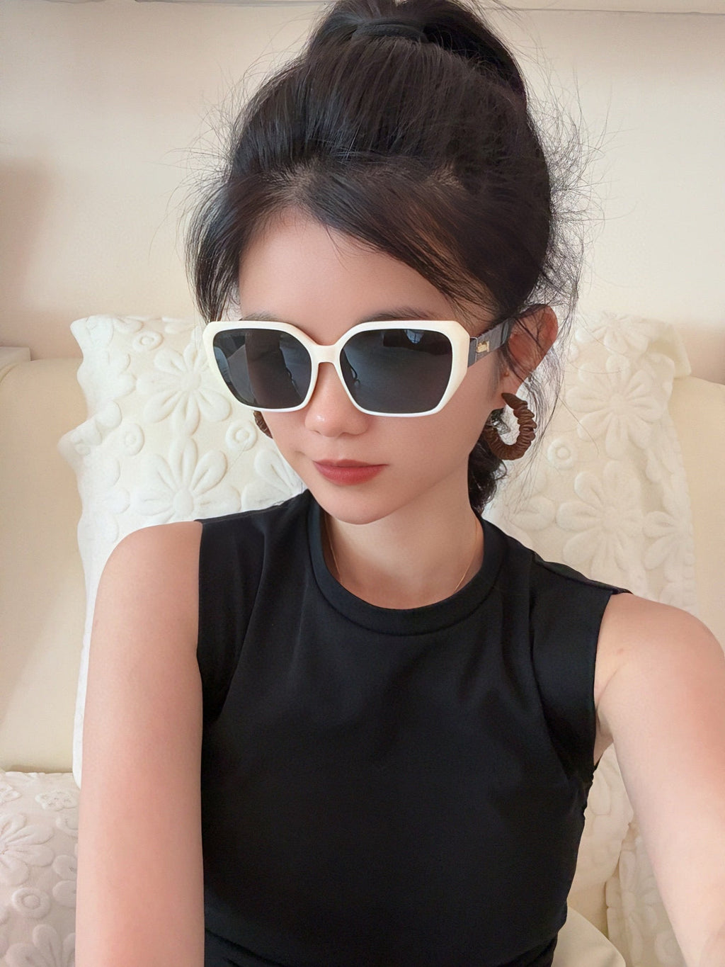 LOUIS VUITTON SQUARE SUNGLASSES L7132 IN ACETATE