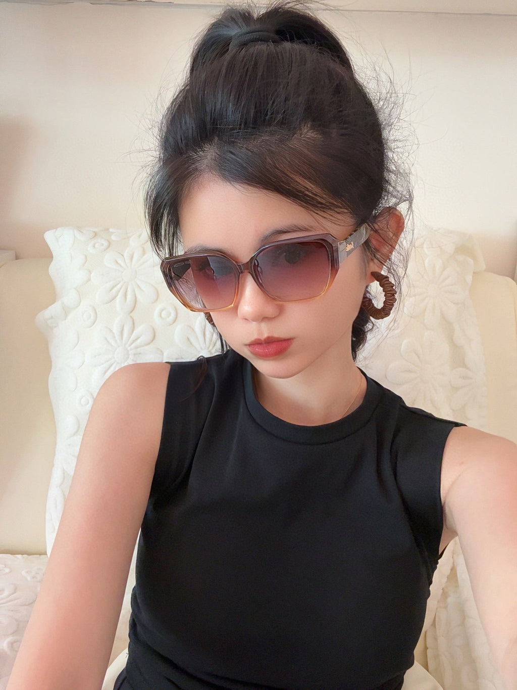 LOUIS VUITTON SQUARE SUNGLASSES L7132 IN ACETATE