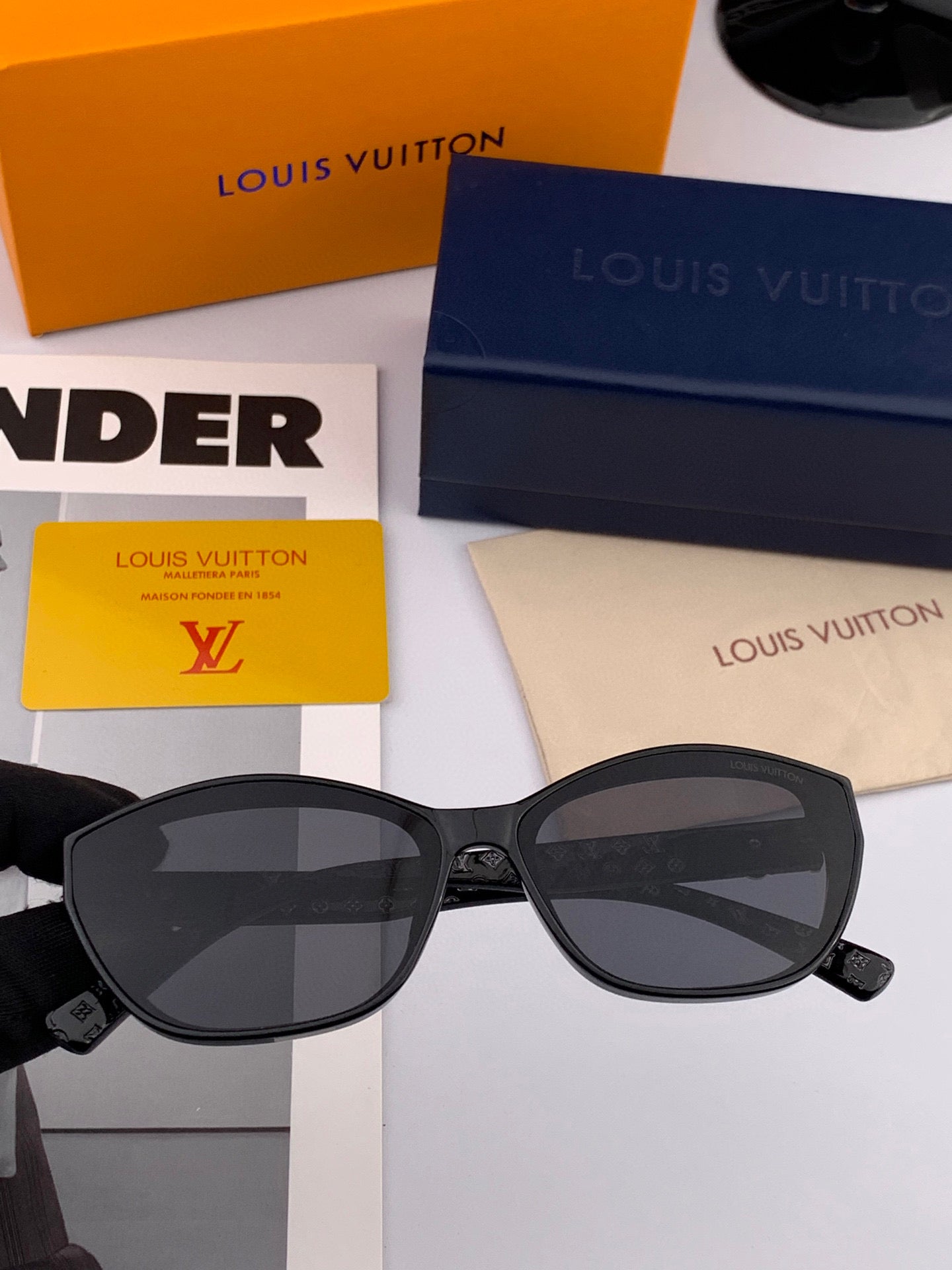LOUIS VUITTON CAT EYE SUNGLASSES L2552 IN ACETATE