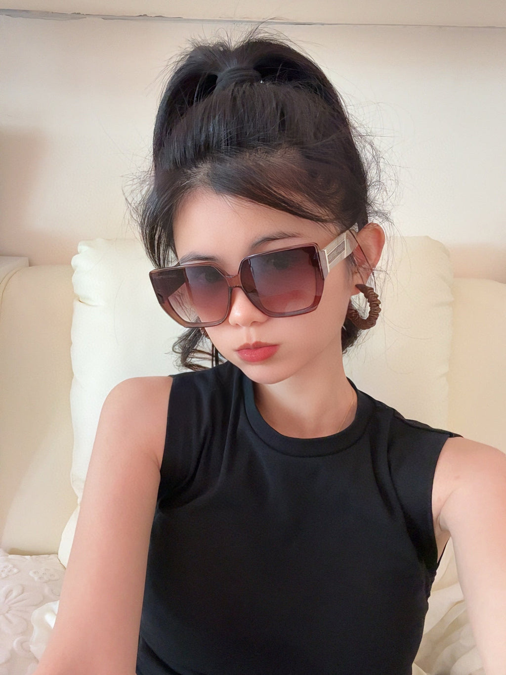 LOUIS VUITTON SQUARE SUNGLASSES L6303 IN ACETATE