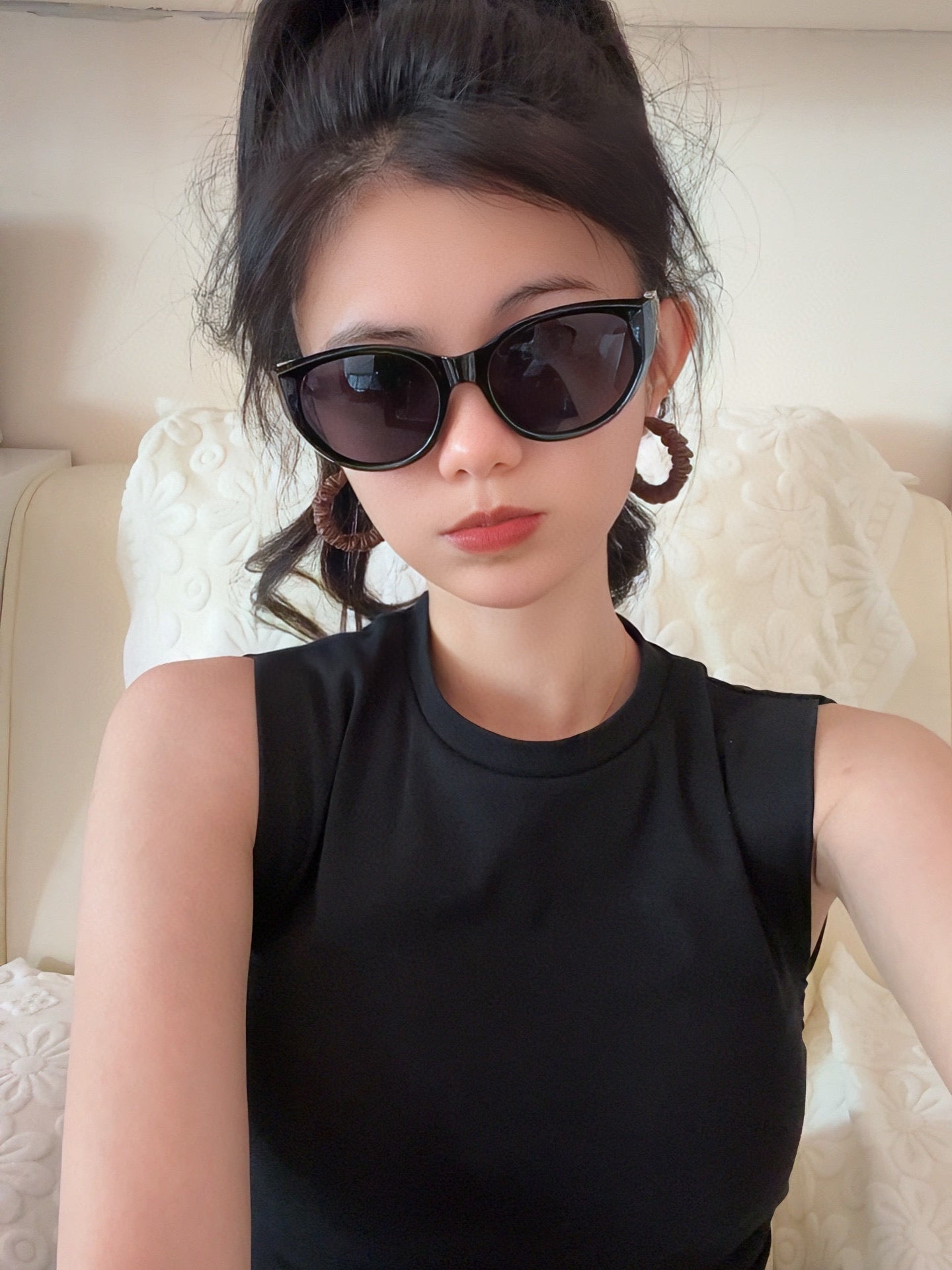 LOUIS VUITTON CAT EYE SUNGLASSES L1231 IN ACETATE