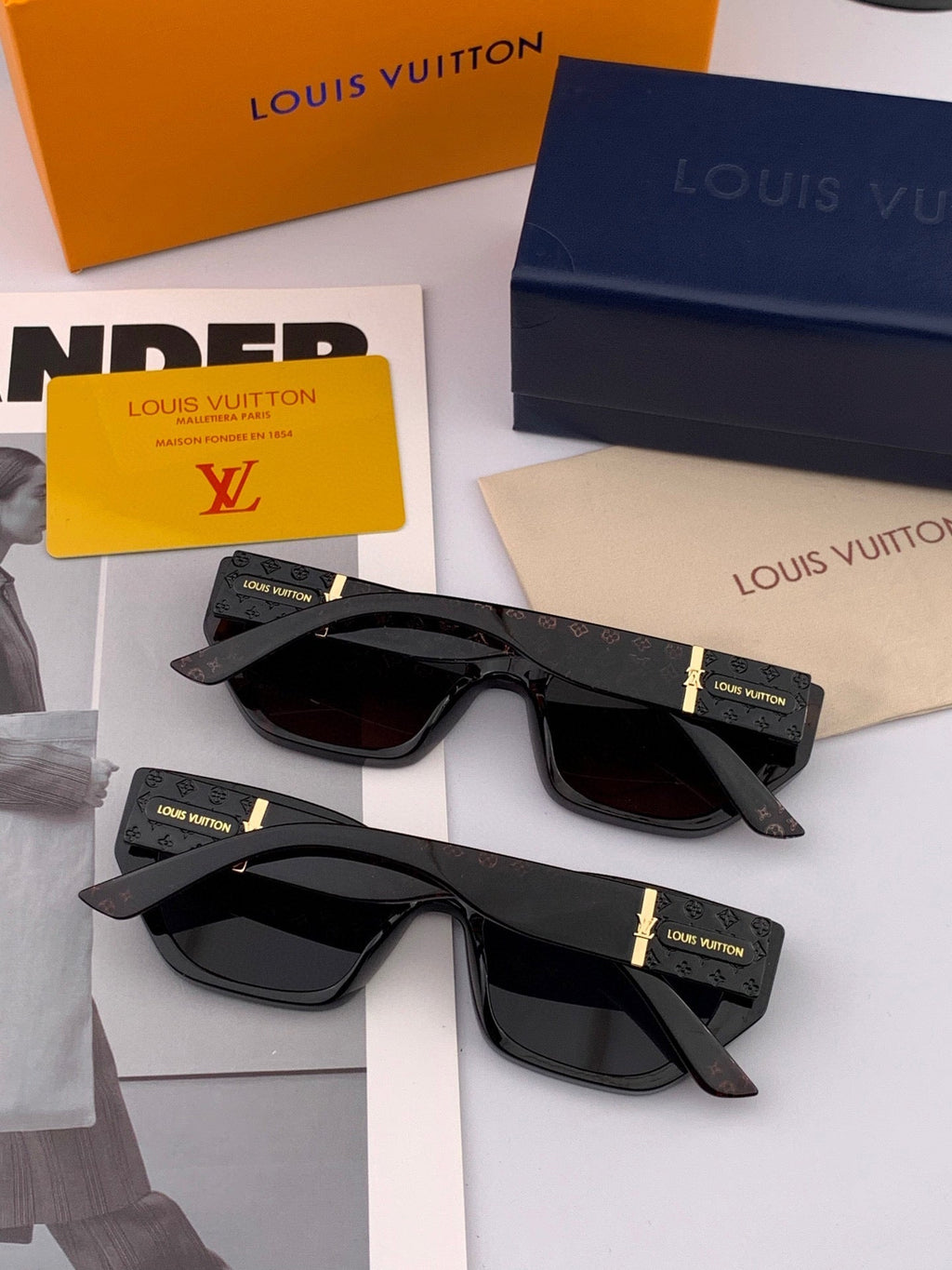 LOUIS VUITTON CAT EYE SUNGLASSES L9551 IN ACETATE