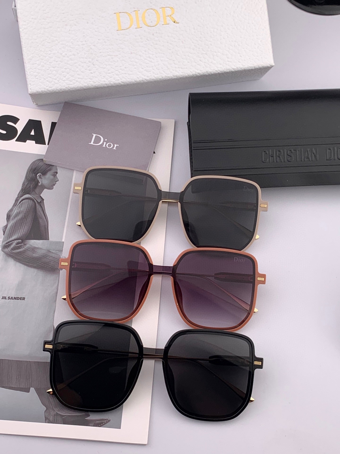 DIOR MONTAIGNE SUNGLASS D288 IN METAL