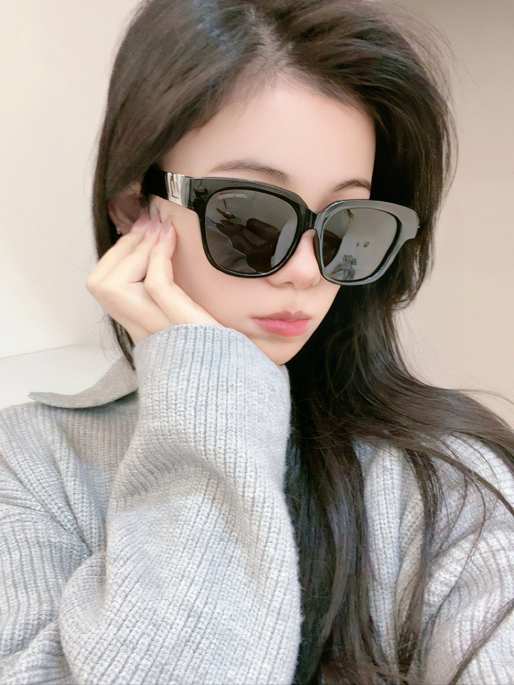 LOUIS VUITTON CAT EYE SUNGLASSES L5516 IN ACETATE