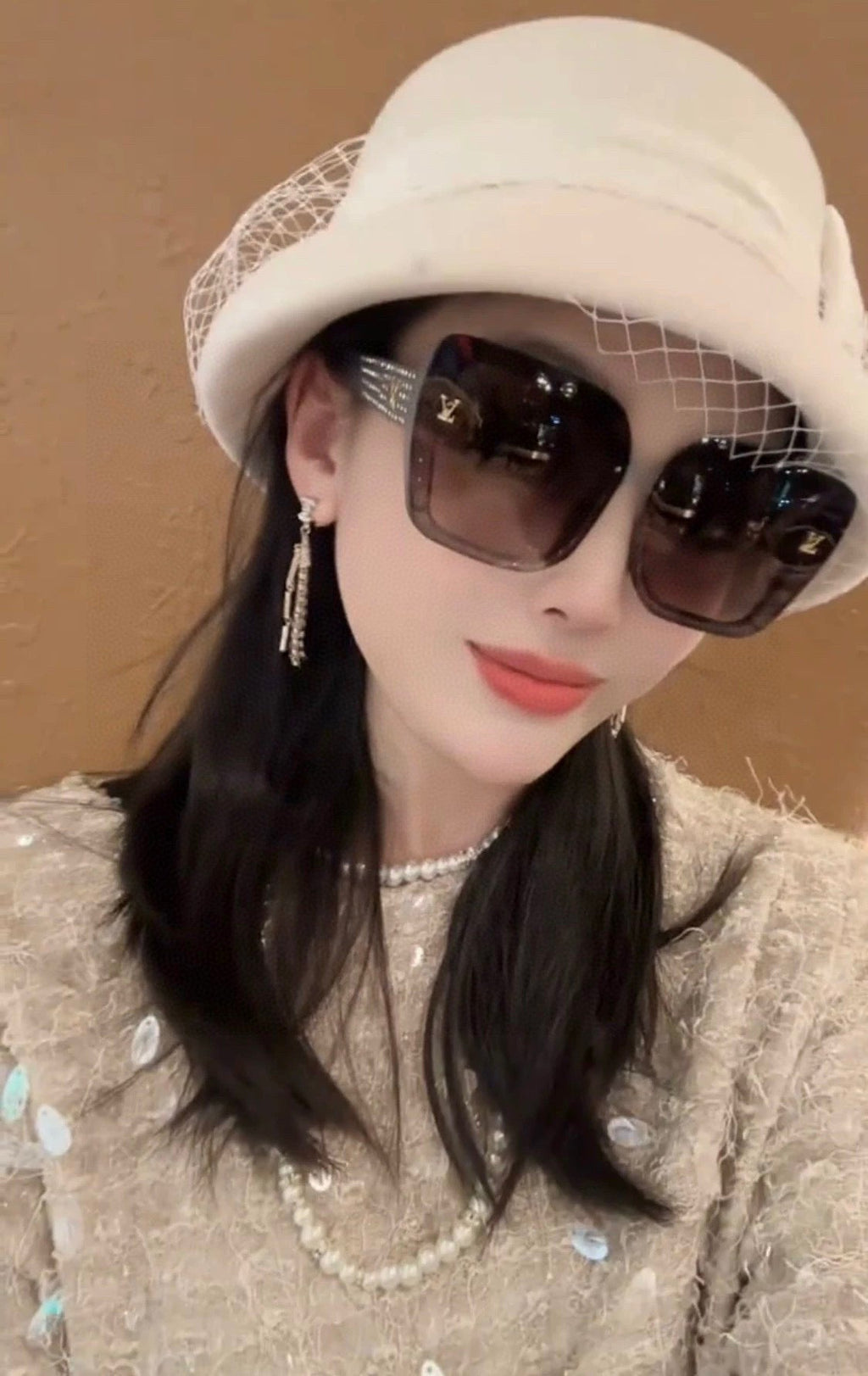 LOUIS VUITTON SQUARE JEWEL SUNGLASS L2990 IN ACETATE FRAME