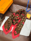 LOUIS VUITTON LV SCARF 140 CM IN CASHMERE 721493