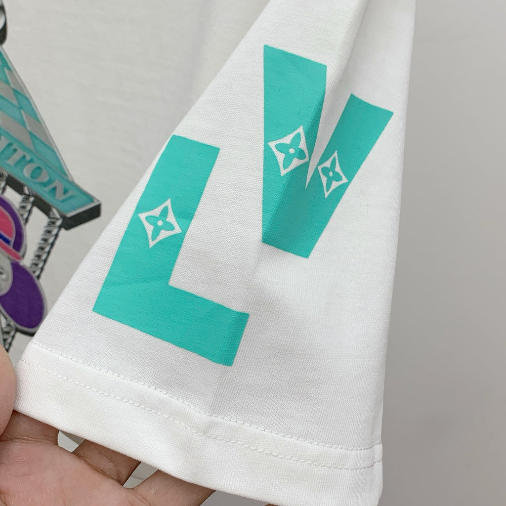 LOUIS VUITTON LV WHITE PURE COTTON T-SHIRT 238882
