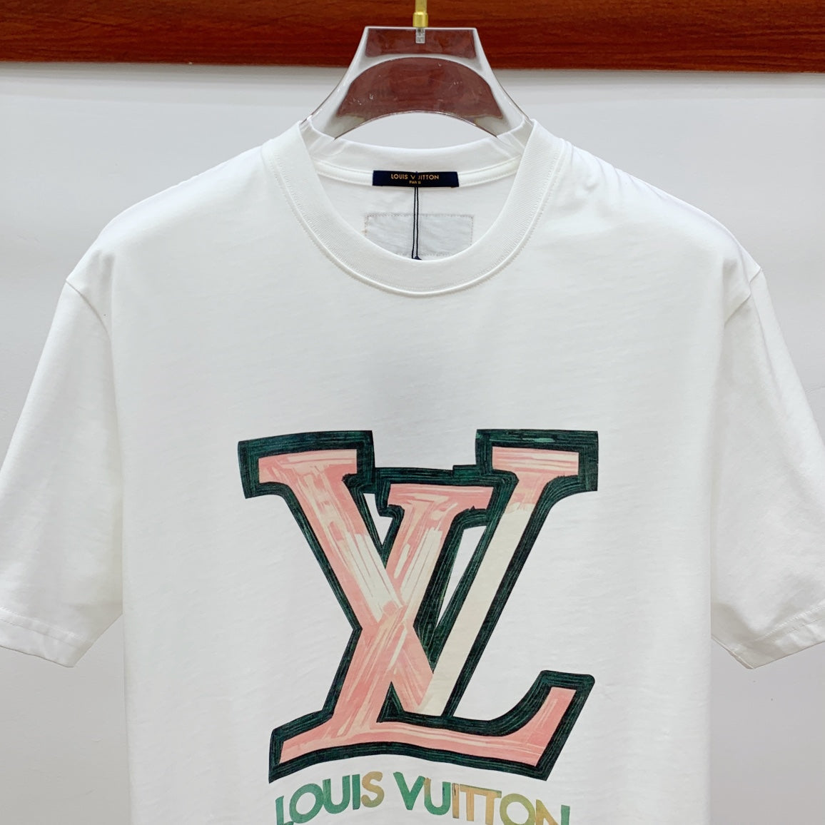 LOUIS VUITTON LV T-SHIRT IN WHITE PURE COTTON 238886