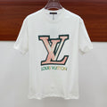 LOUIS VUITTON LV T-SHIRT IN WHITE PURE COTTON 238886