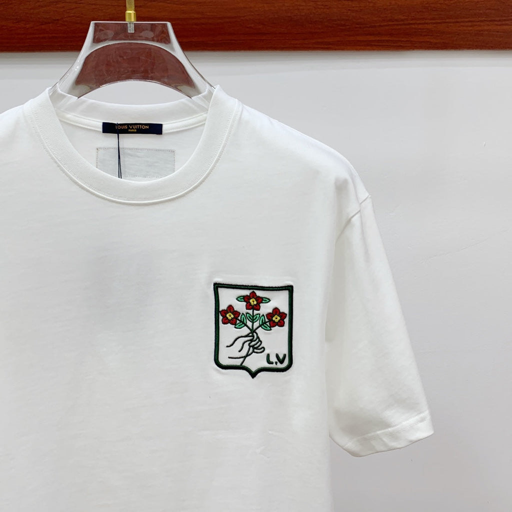 LOUIS VUITTON LV WHITE COTTON T-SHIRT 238892