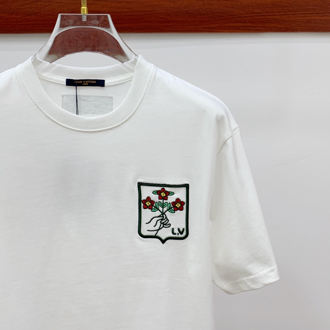 LOUIS VUITTON LV WHITE COTTON T-SHIRT 238892
