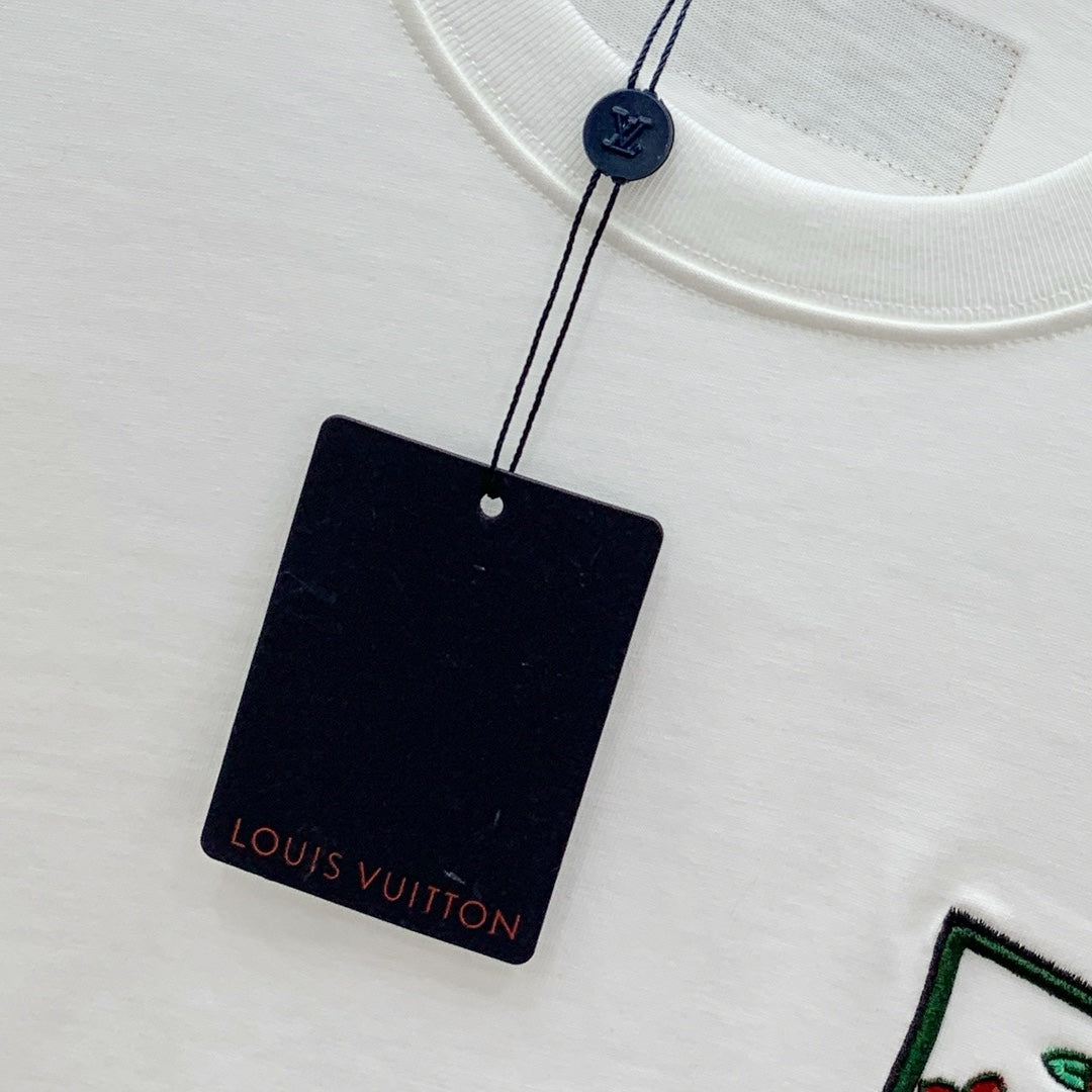 LOUIS VUITTON LV WHITE COTTON T-SHIRT 238892