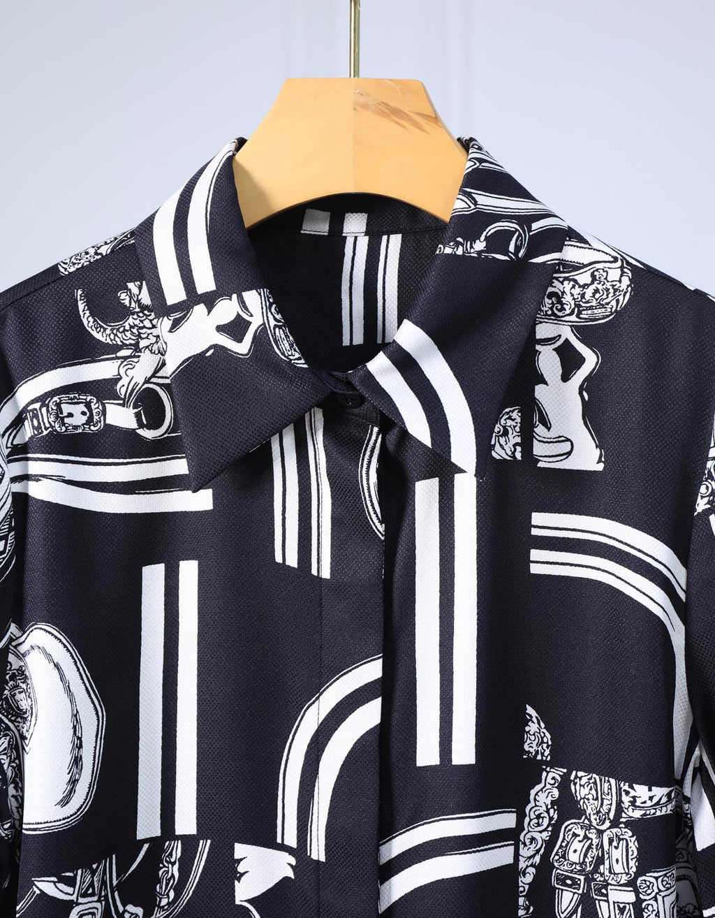HERMES 25S SILK SHIRT 360