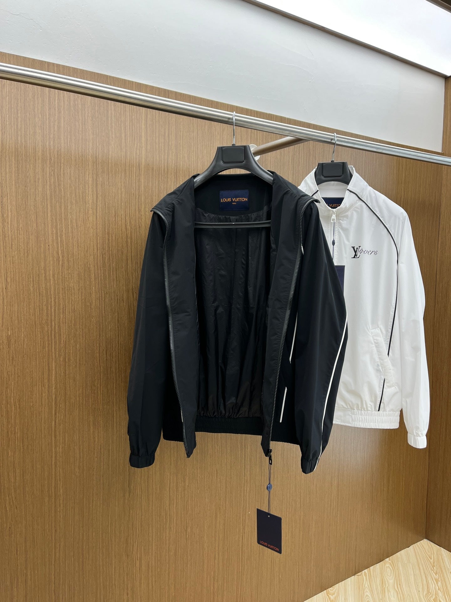 LOUIS VUITTON LV WINDBREAKER JACKET BLACK 239063
