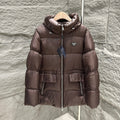 PRADA 25S MEDIUM-LENGTH GOOSE DOWN COAT 224