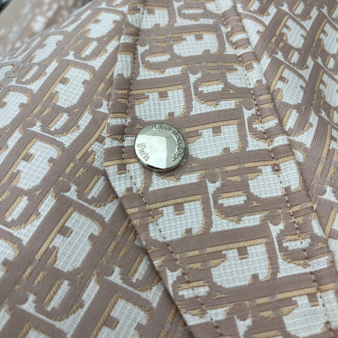 DIOR 25S JACQUARD PADDED GILET 797