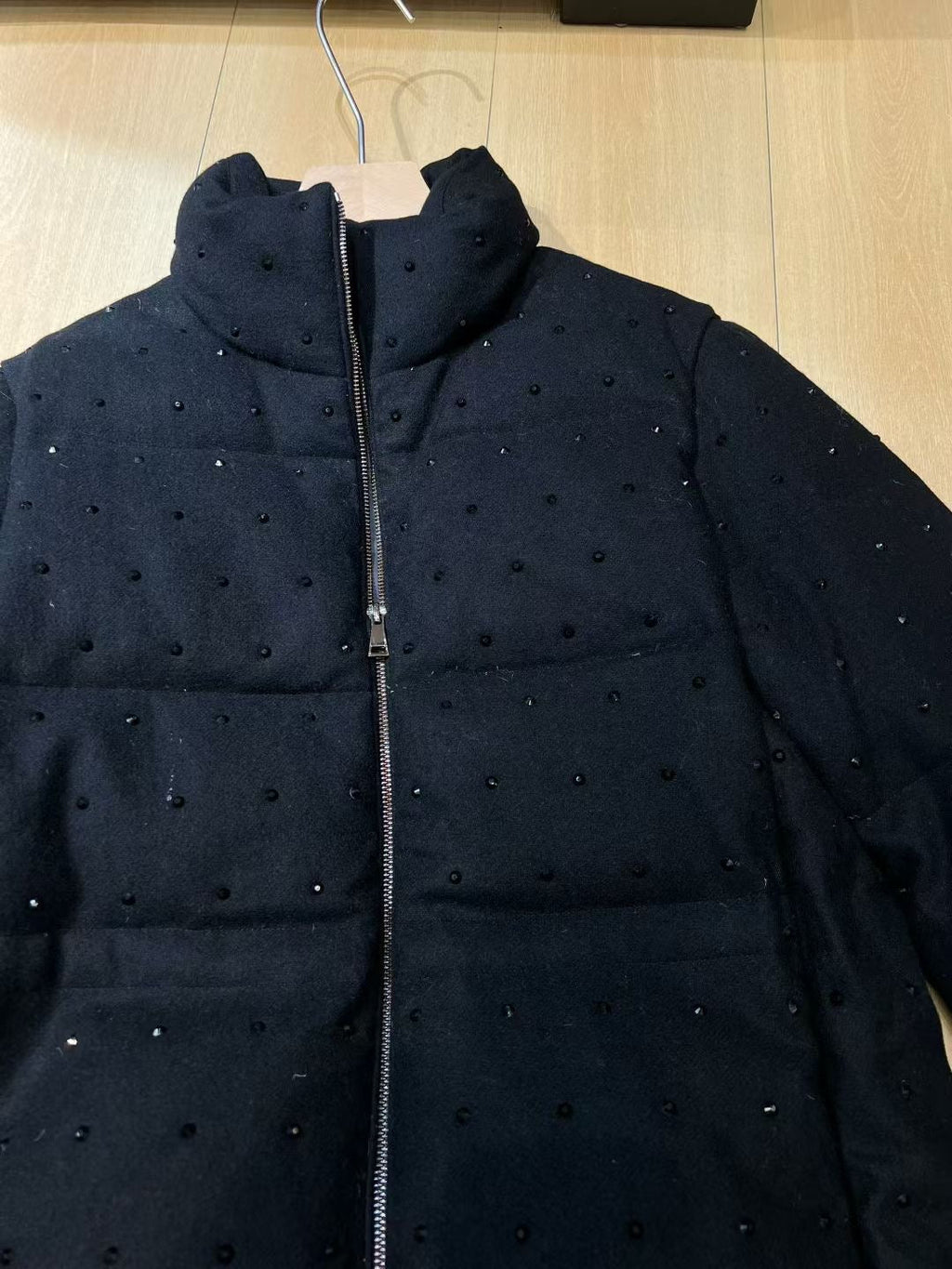 MONCLER 25S EMBELLISHED PUFFER JACKET 412
