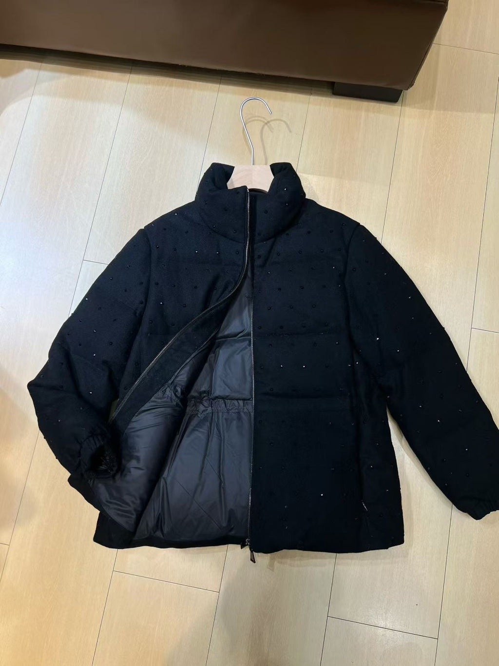 MONCLER 25S EMBELLISHED PUFFER JACKET 412