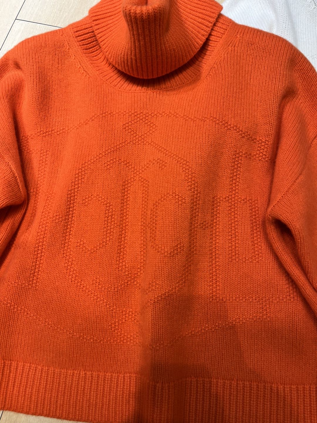 HERMES HERMES 25S TURTLENECK SWEATER 030