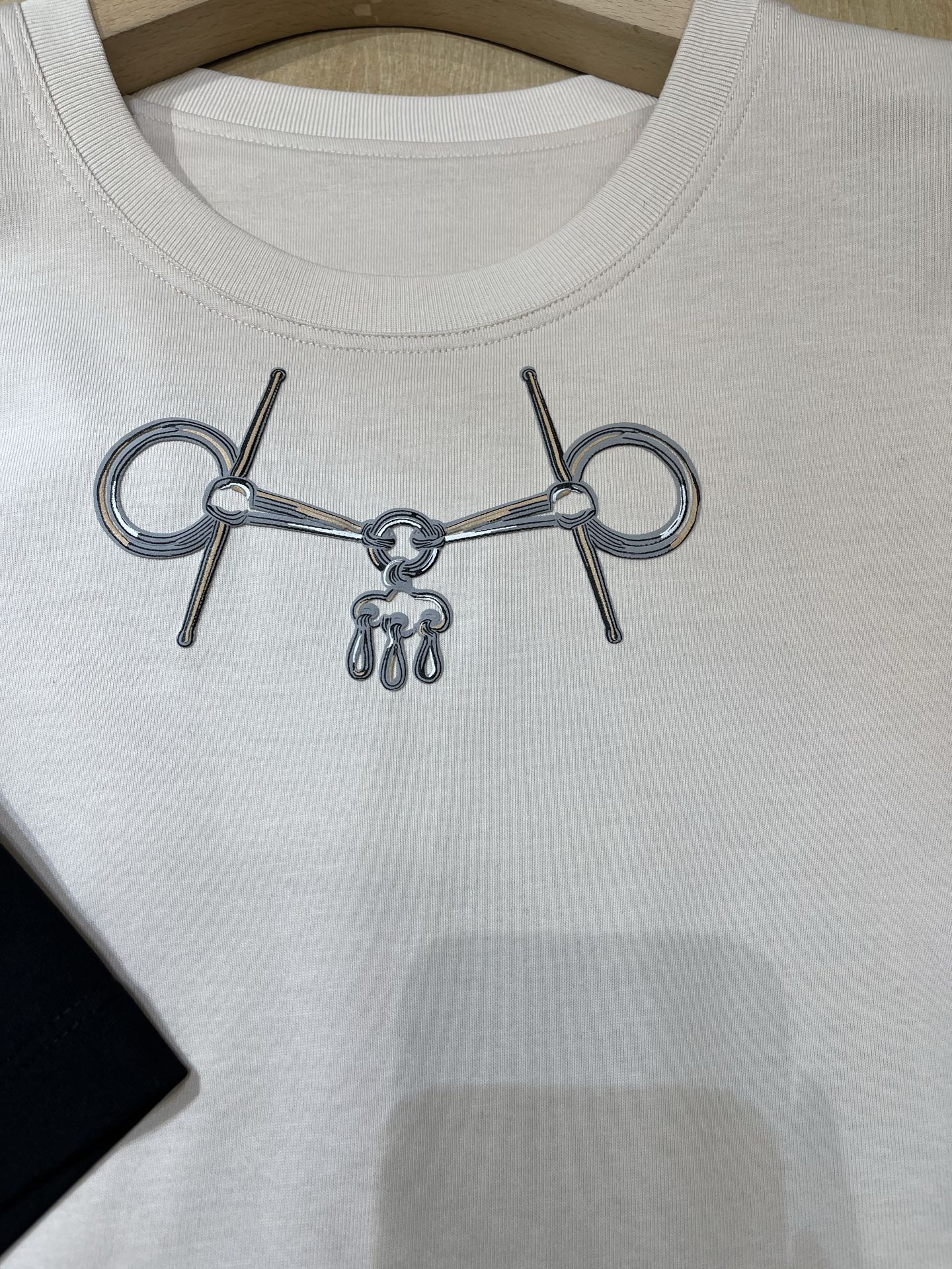 HERMES 25S SHORT-SLEEVE CREW NECK T-SHIRT 374