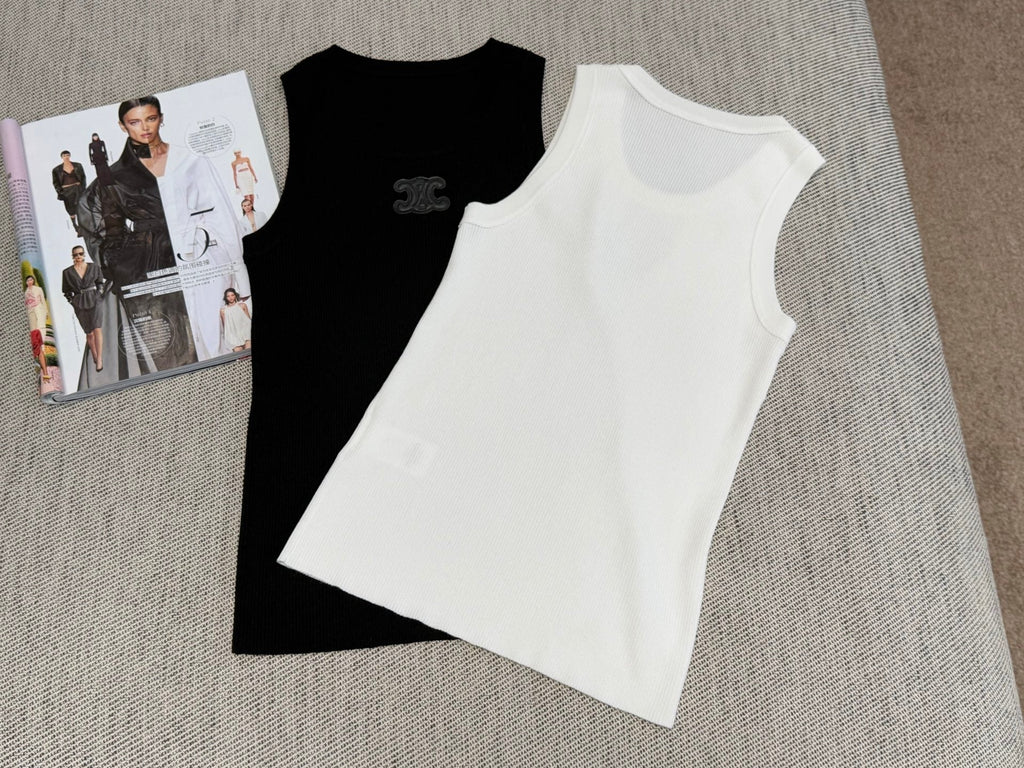 CELINE Celine Tank Top Tencel Fabric 232711