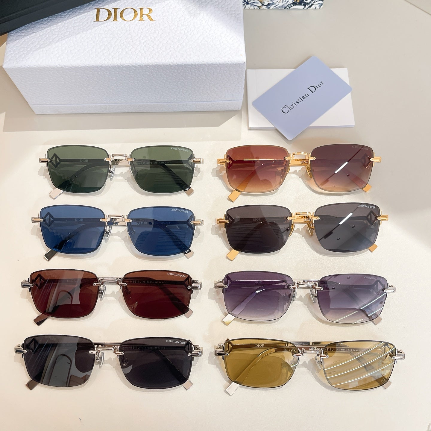 DIOR MONTAIGNE SUNGLASS CD DIAMOND S11U IN METAL