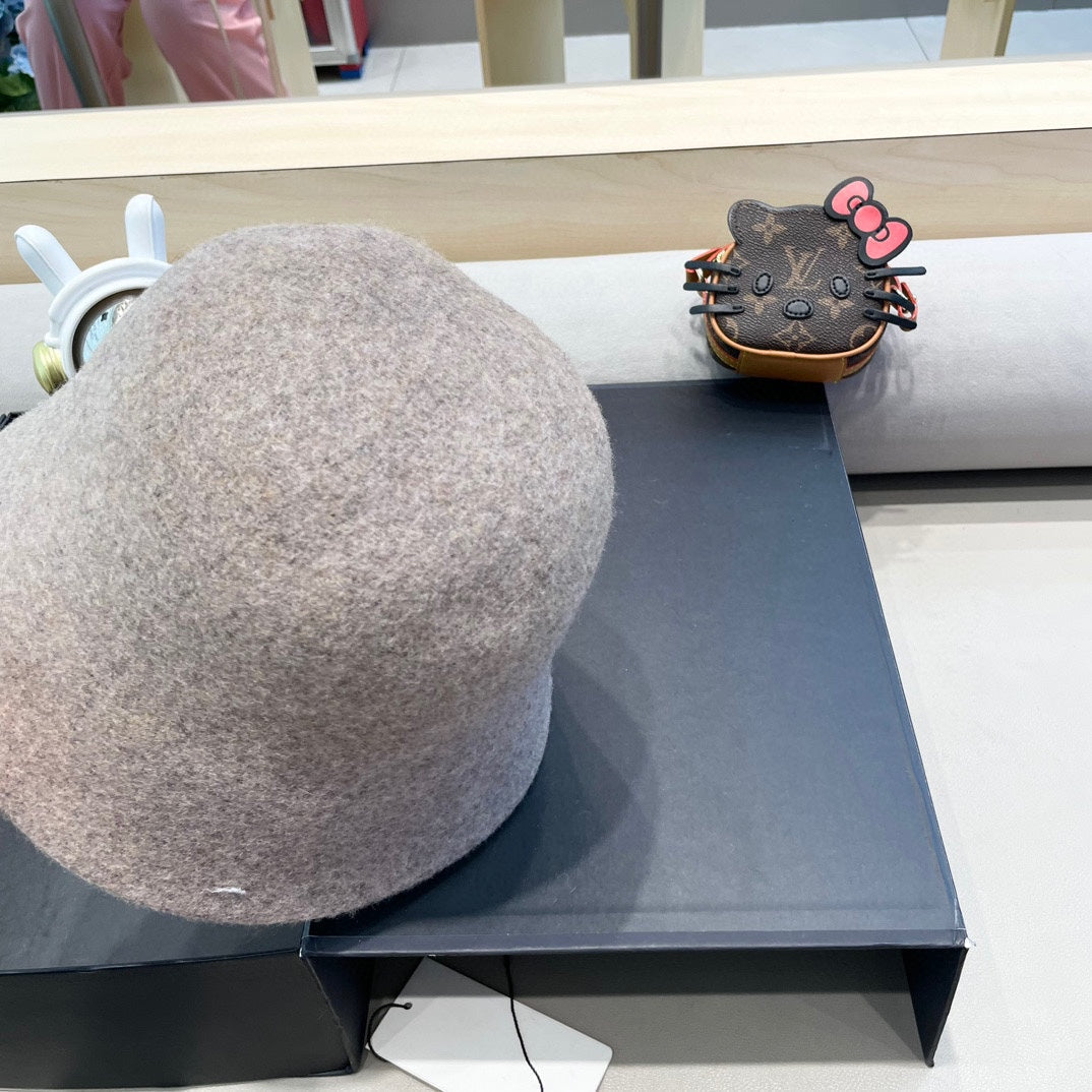 GUCCI KHAKI BROWN BUCKET HAT 411348