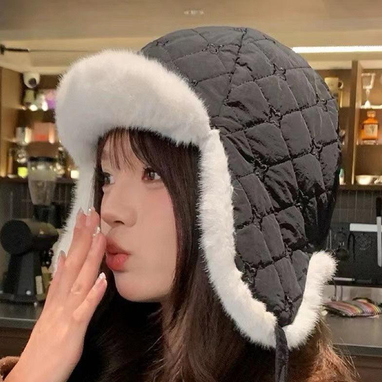 LOUIS VUITTON TRAPPER HAT IN BLACK COTTON 411231