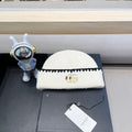 GUCCI BEANIE HAT IN WHITE WOOL 416412