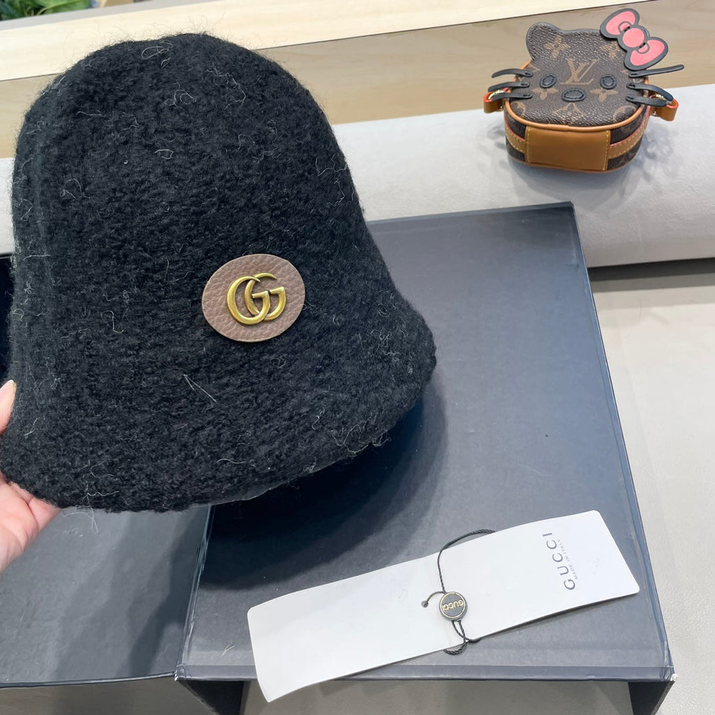 GUCCI BUCKET HAT BLACK 418095