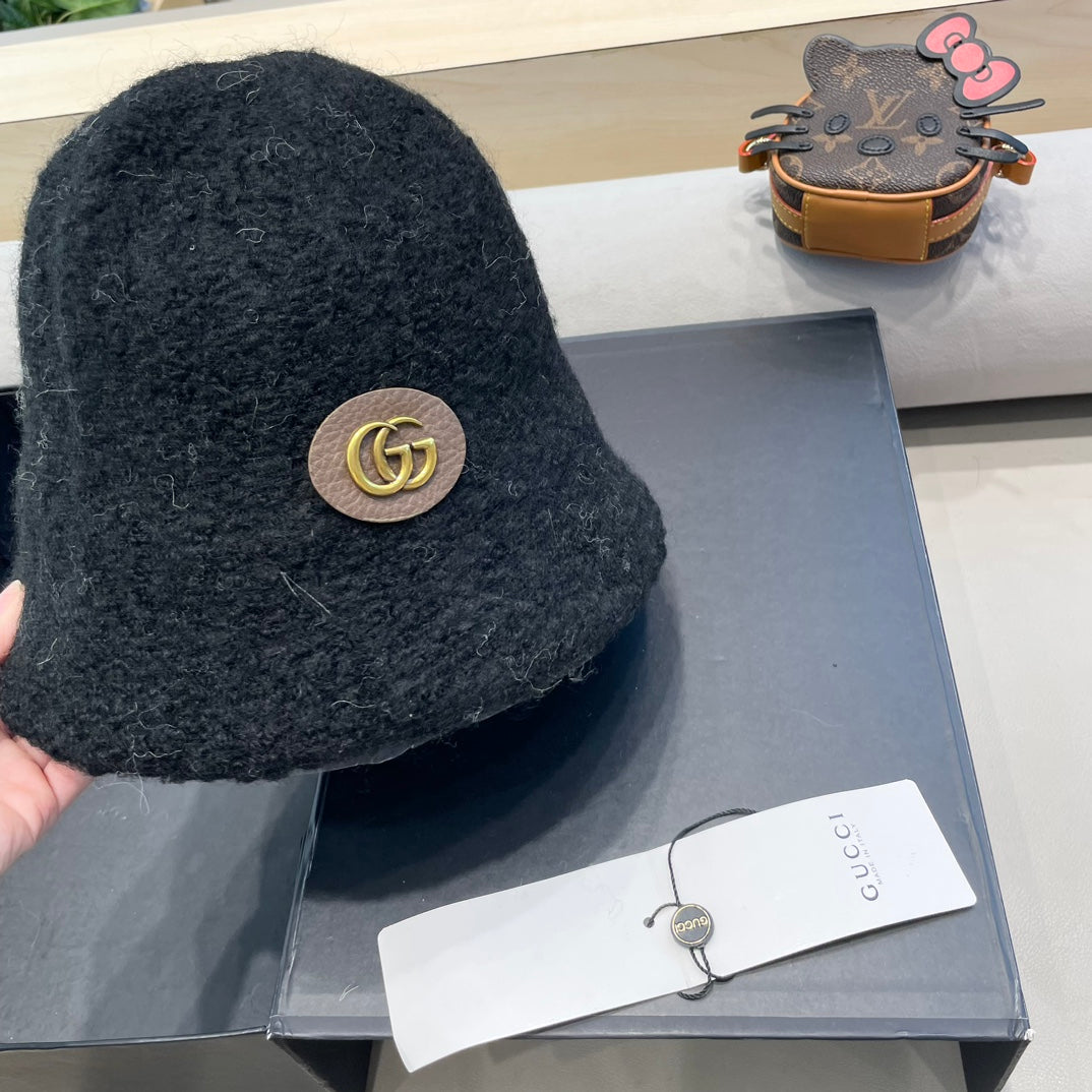 GUCCI BUCKET HAT BLACK 418095