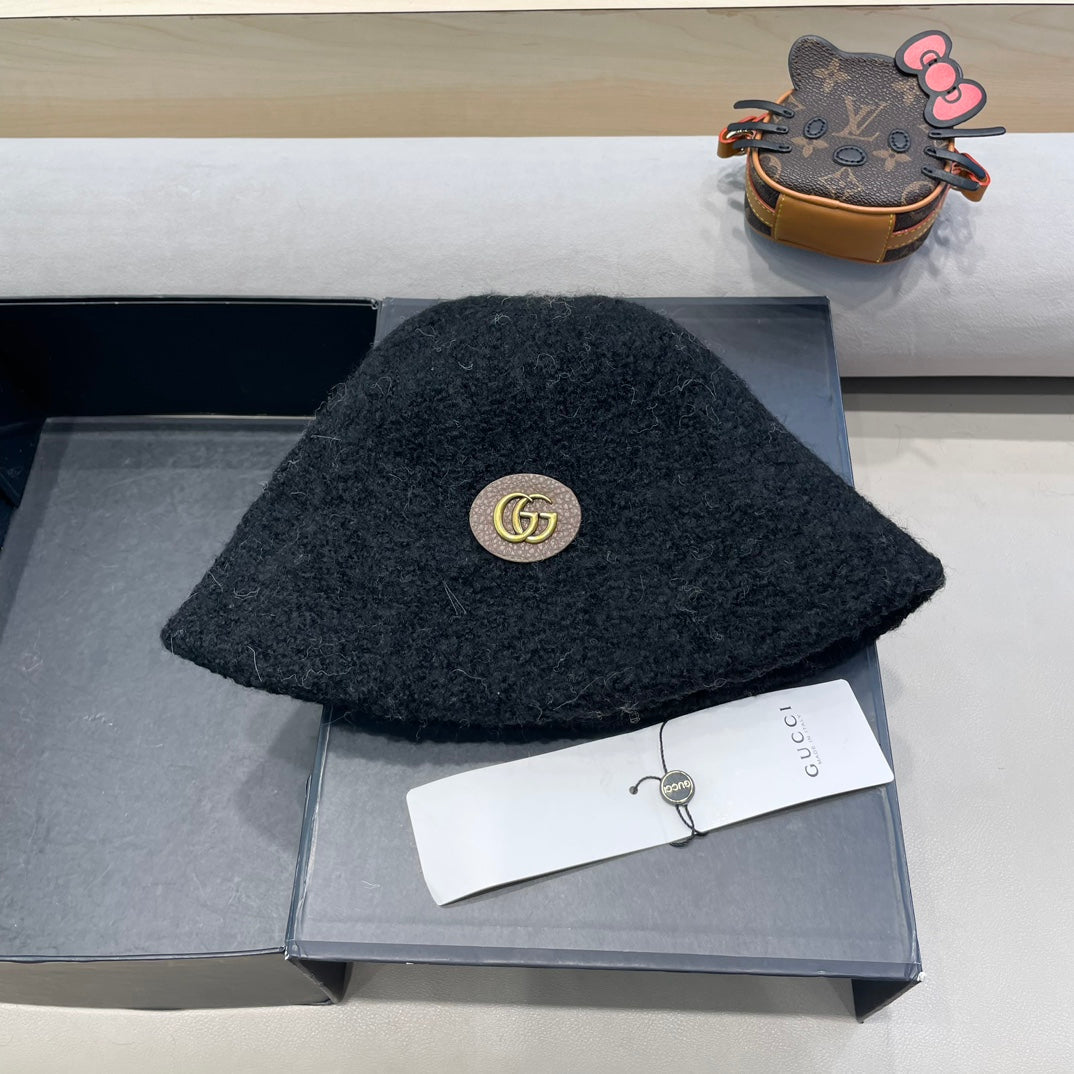 GUCCI BUCKET HAT BLACK 418095