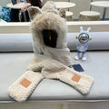 LOUIS VUITTON BEANIE HAT IN COSMIC LATTE BEIGE  WOOL AND LAMB FUR 435073