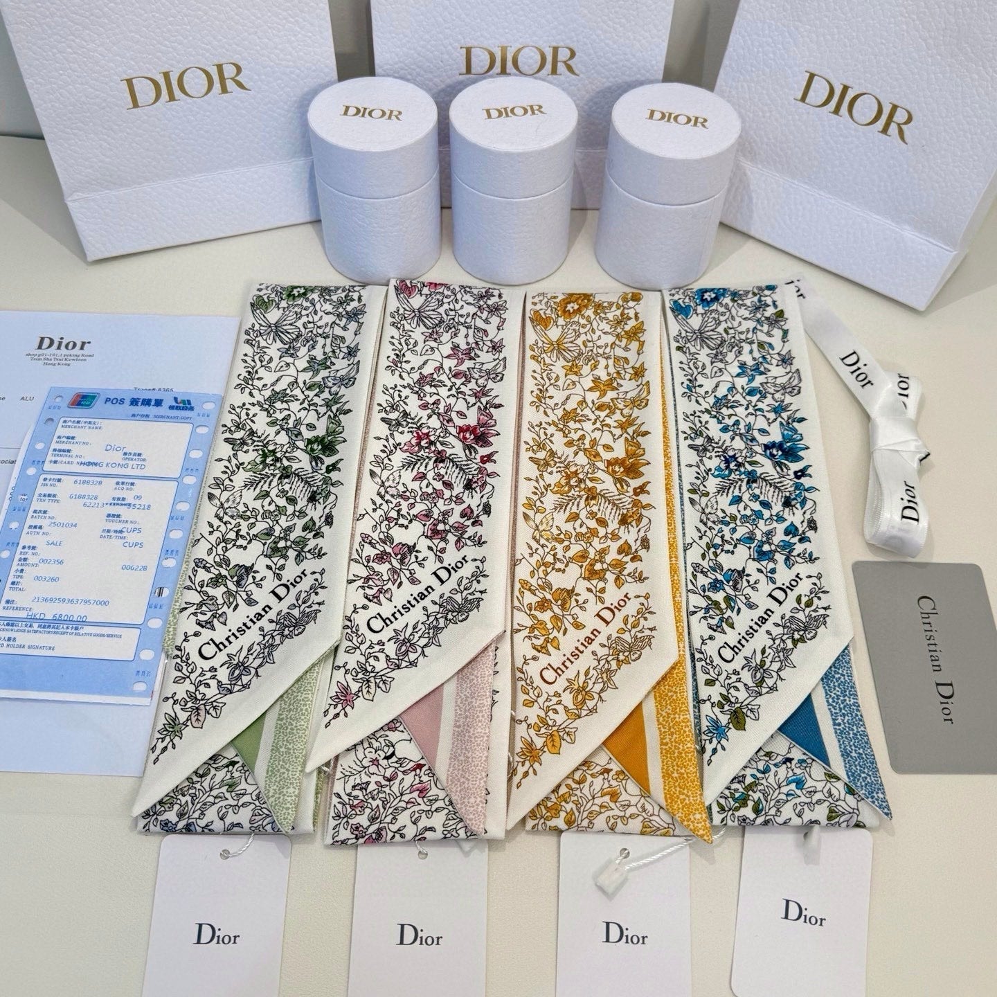 DIOR RIBBON IN SILK 591423