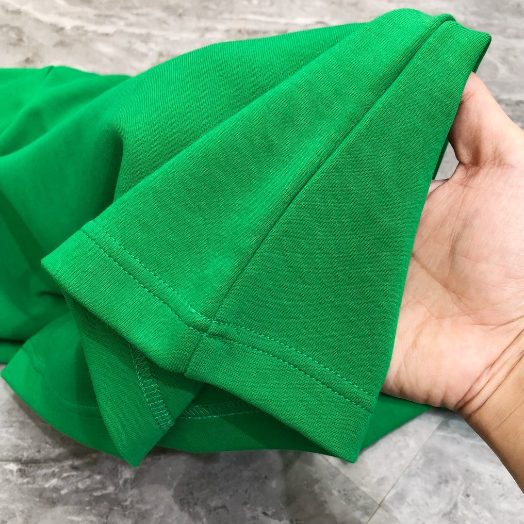 LOUIS VUITTON LV EMERALD GREEN COTTON T-SHIRT 239465