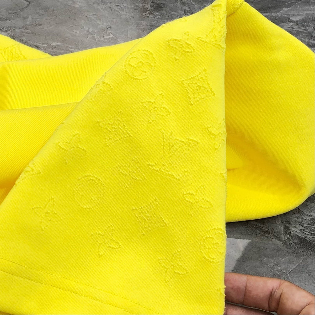 LOUIS VUITTON LV BRIGHT YELLOW COTTON T-SHIRT 239471