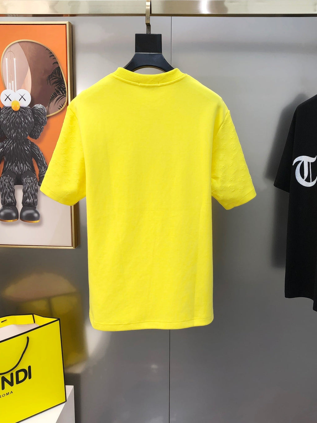 LOUIS VUITTON LV BRIGHT YELLOW COTTON T-SHIRT 239471