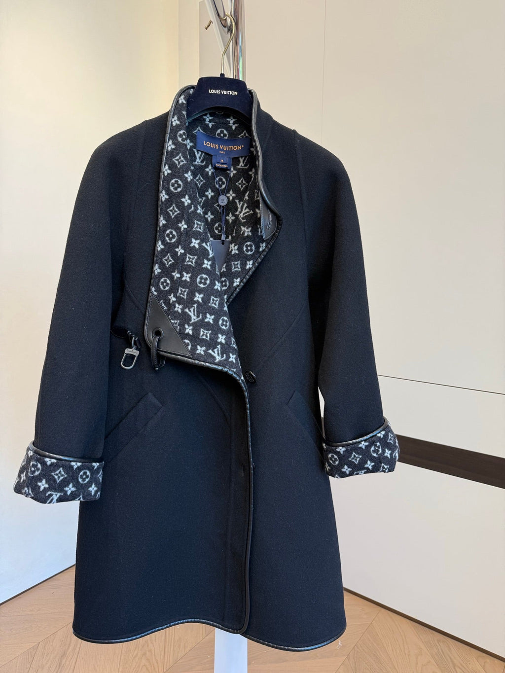 LOUIS VUITTON LV 25S LONG WOOL COAT 0112
