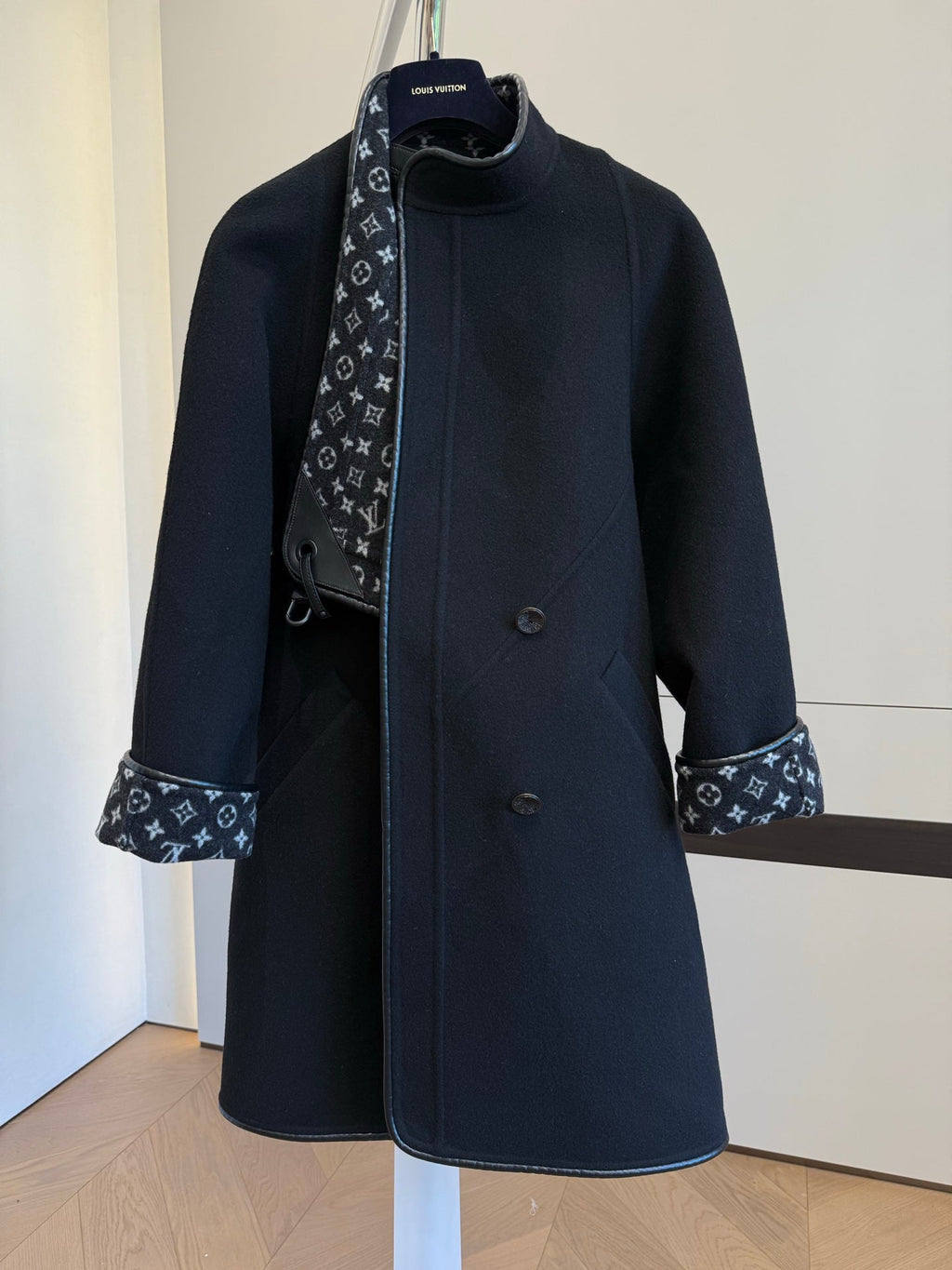 LOUIS VUITTON LV 25S LONG WOOL COAT 0112