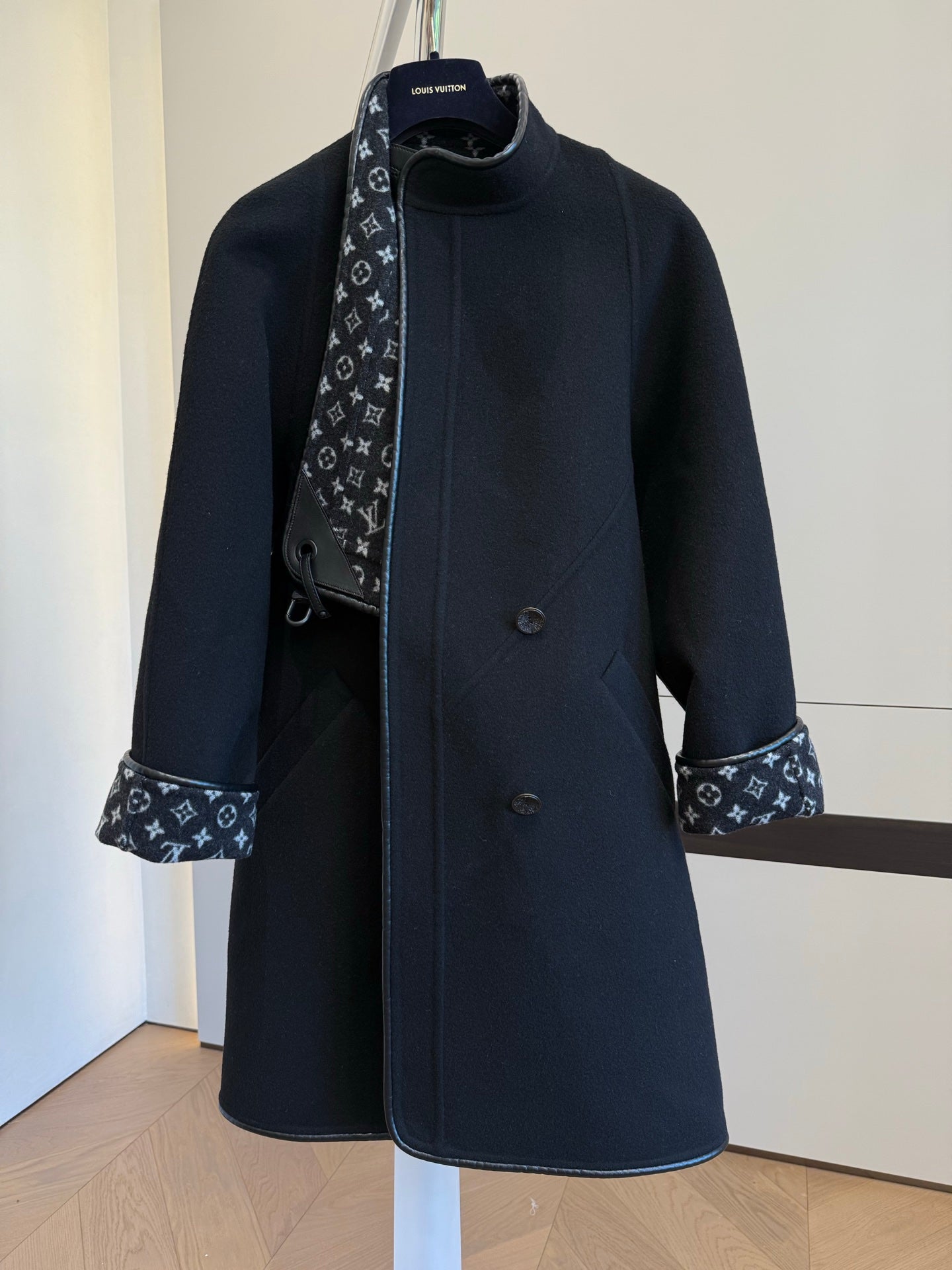LOUIS VUITTON LV 25S LONG WOOL COAT 0112