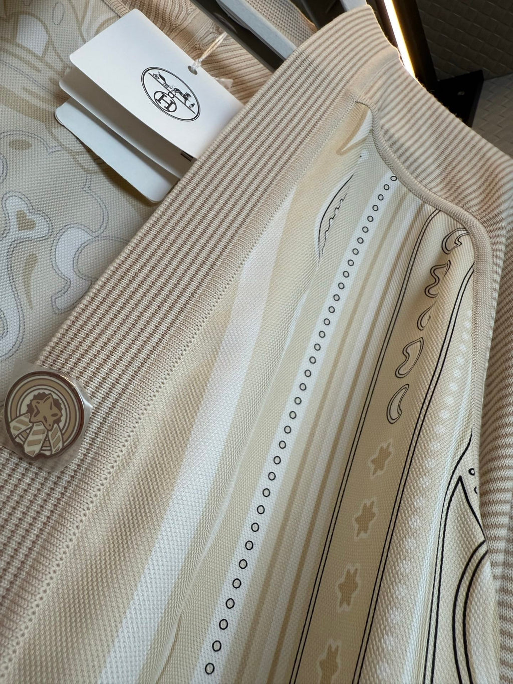 HERMES 25S SILK JACKET 458